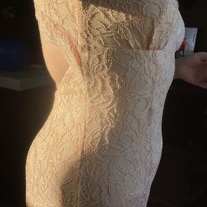 Baby Pink Sparkly Prom/Formal Dress/Gown